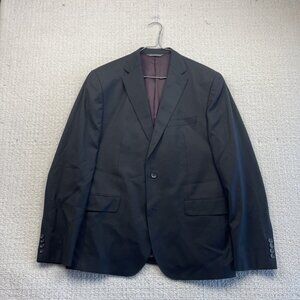 Jack Victor Naples CT Sport Coat Jacket Men's 42R Wool Grey Super 100's italy